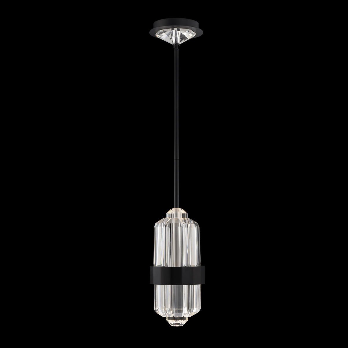 Schonbek Beyond - BPD40513-BK - LED Mini Pendant - Silo - Black