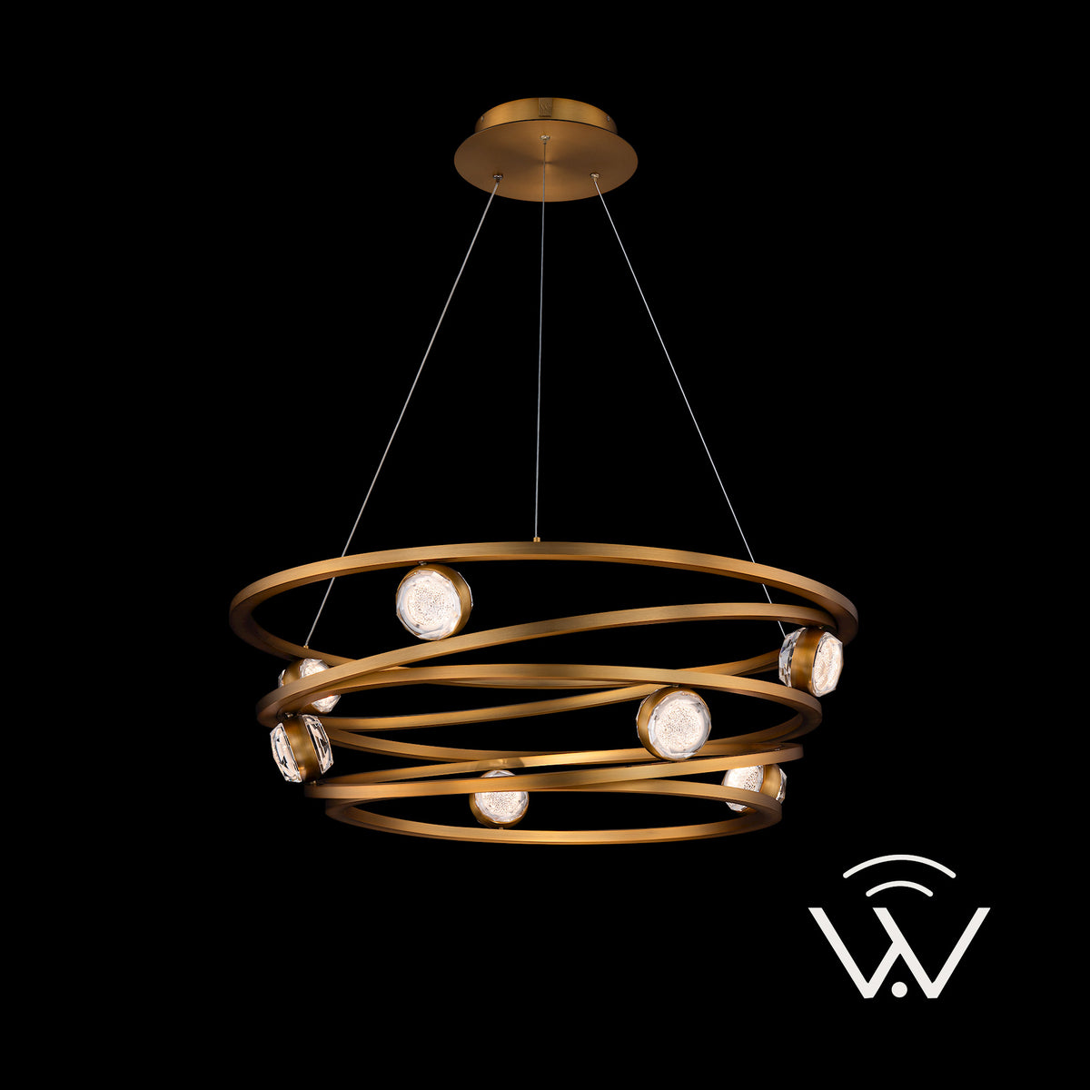Schonbek Beyond - BPD40629-TWA-AB - LED Pendant - Wraparound - Aged Brass