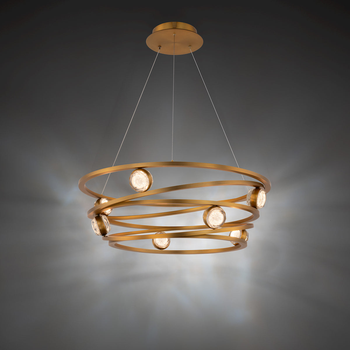 Schonbek Beyond - BPD40629-TWA-AB - LED Pendant - Wraparound - Aged Brass