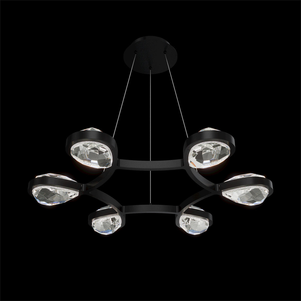 Schonbek Beyond - BPD42635-BK - LED Pendant - Kragen - Black