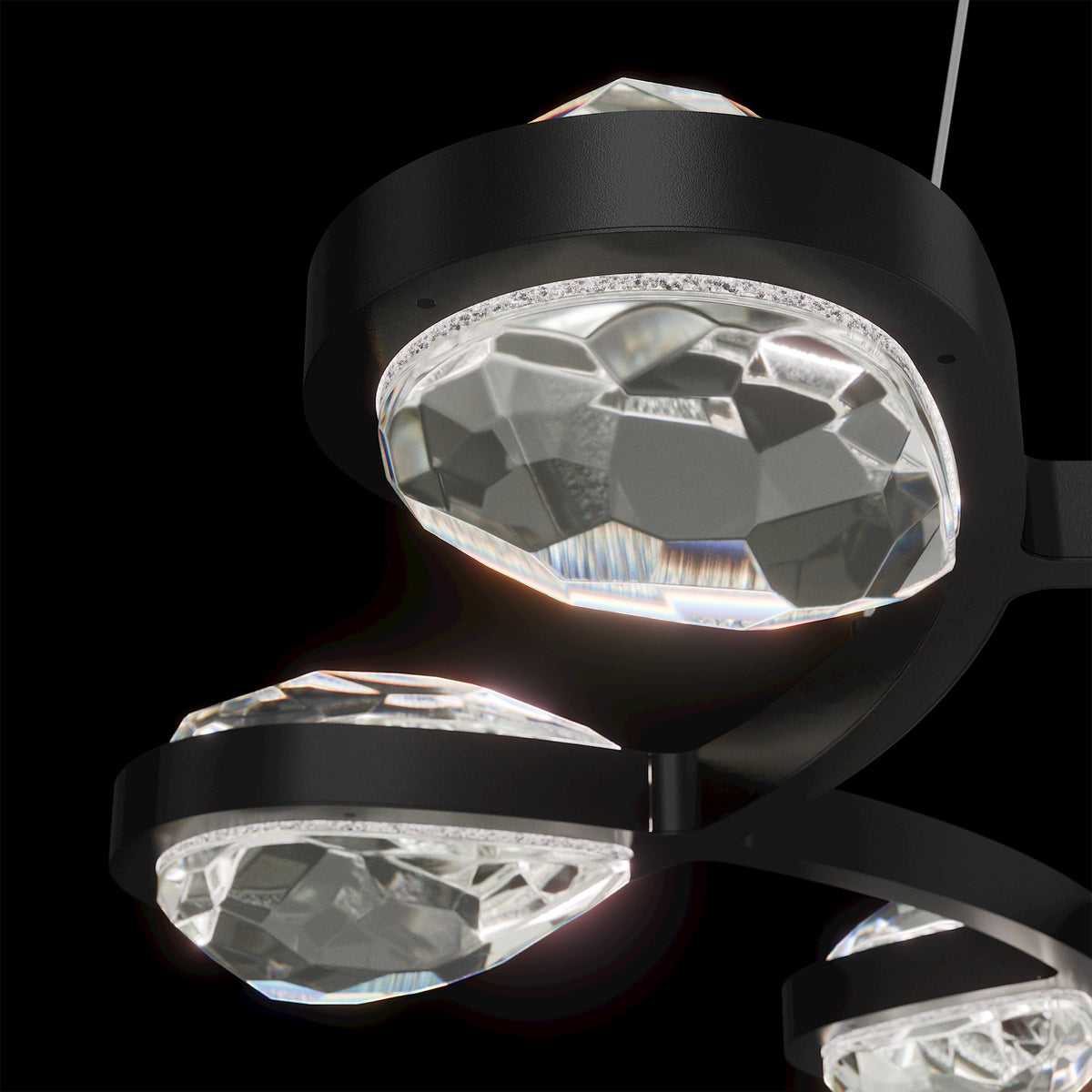 Schonbek Beyond - BPD42635-BK - LED Pendant - Kragen - Black