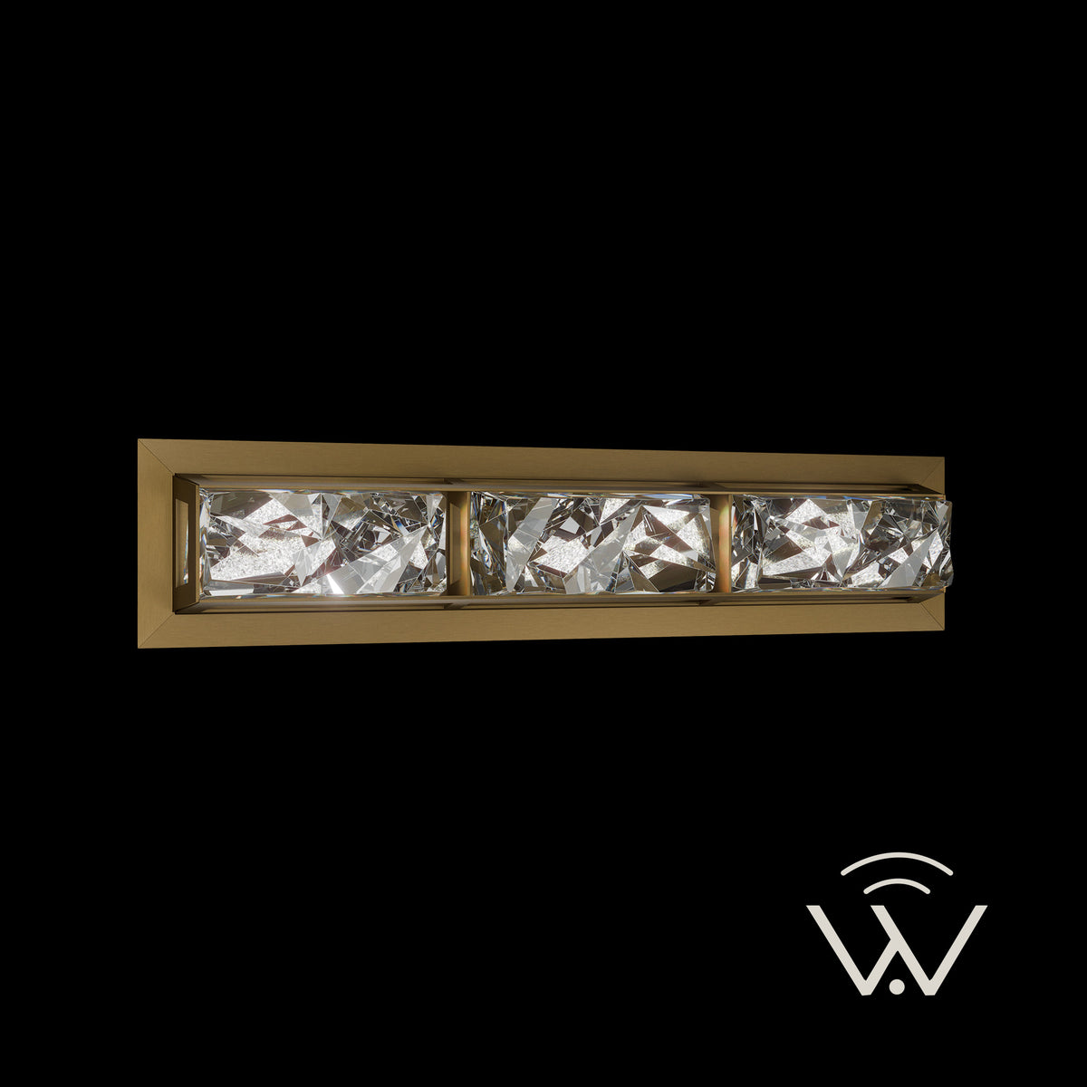 Schonbek Beyond - BWS30624-TWA-AB - LED Bath Vanity - Drizzle - Aged Brass