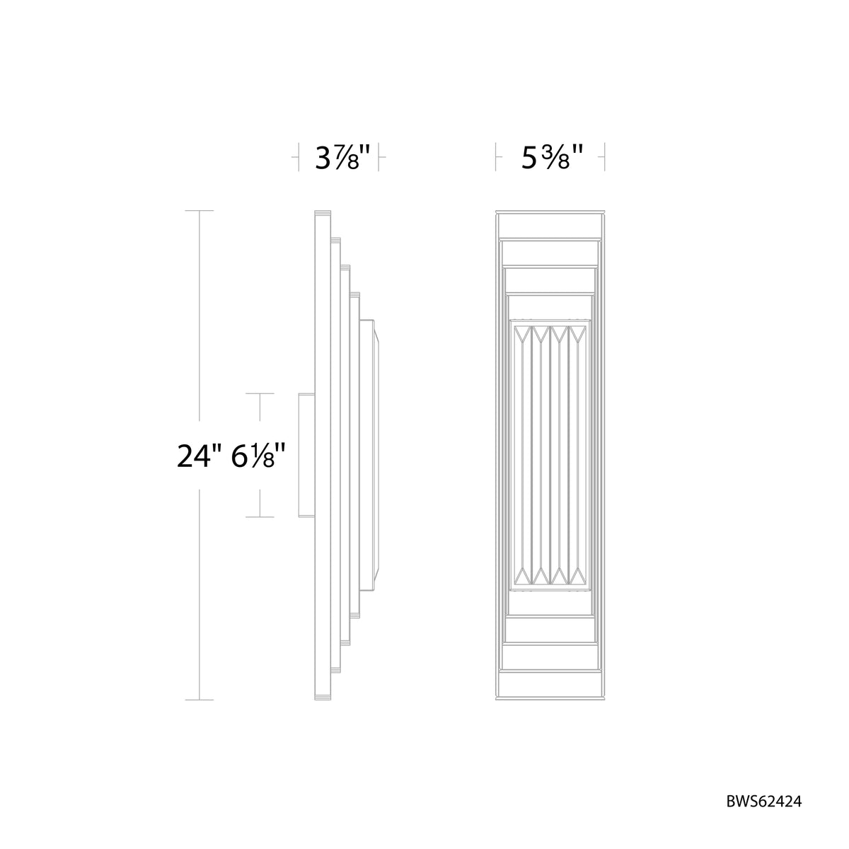 Schonbek Beyond - BWS62424-BK - LED Wall Sconce - Terrace - Black