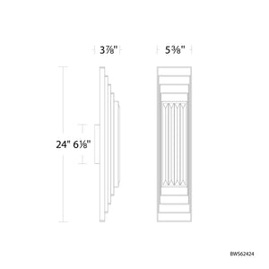 Schonbek Beyond - BWS62424-BK - LED Wall Sconce - Terrace - Black