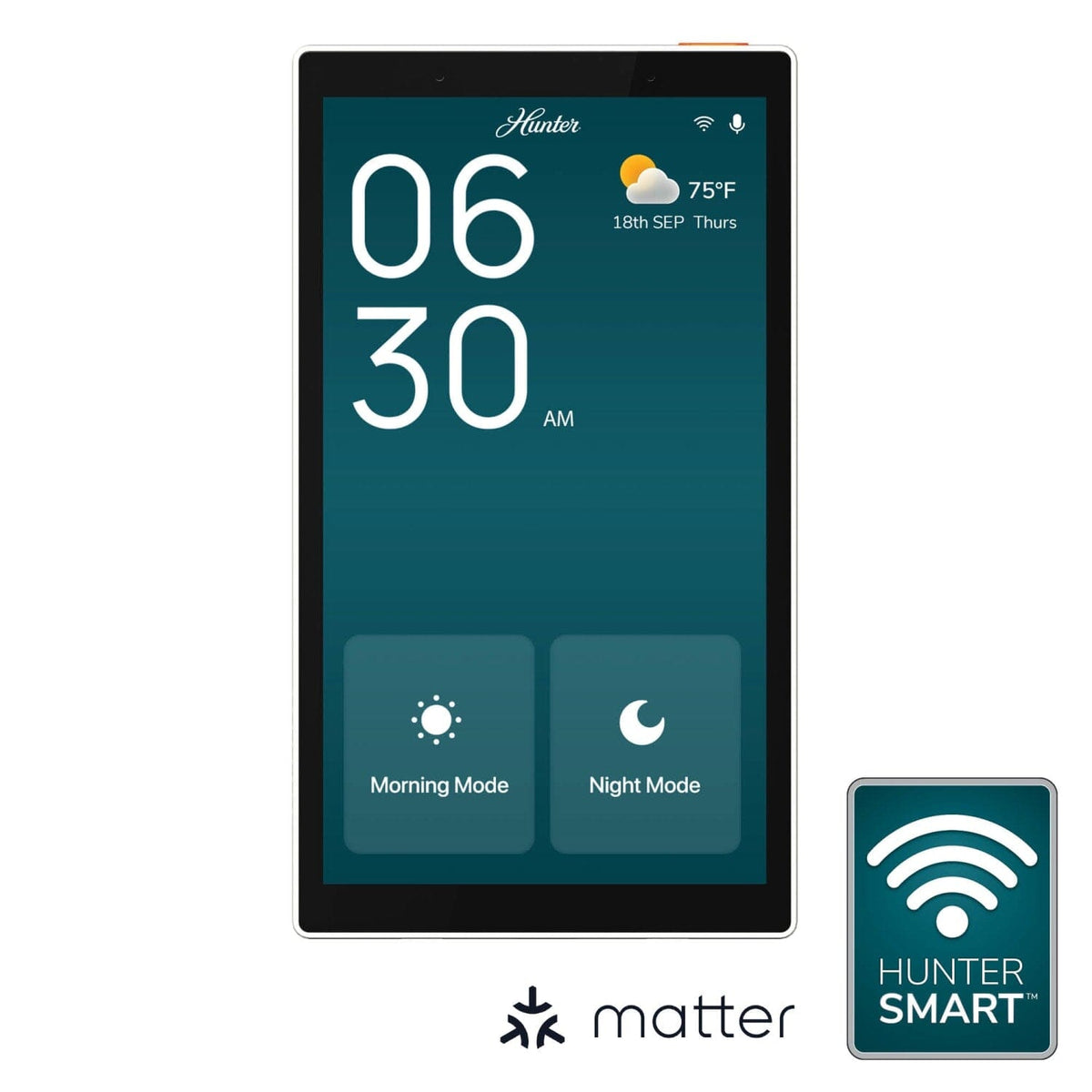 Hunter - 99982 - Smart Wall Panel - Fresh White