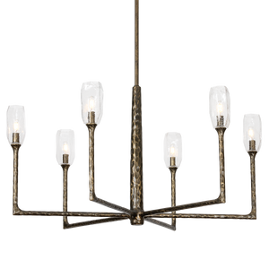 Troy Lighting - F1336-BPG - Five Light Chandelier - Lyle - Black Patina Gold