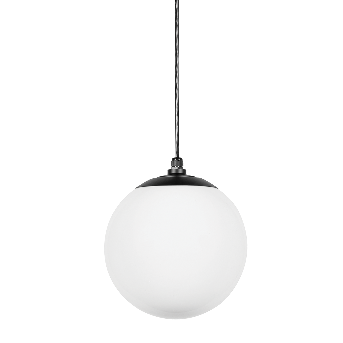 Troy Lighting - GL12MMB-B - One Light Pendant - Rlm Structure - Matte Black