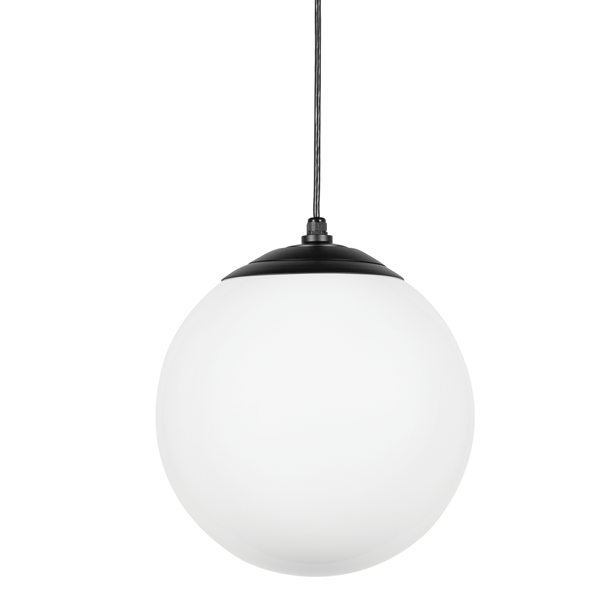 Troy Lighting - GL12MMB-B - One Light Pendant - Rlm Structure - Matte Black