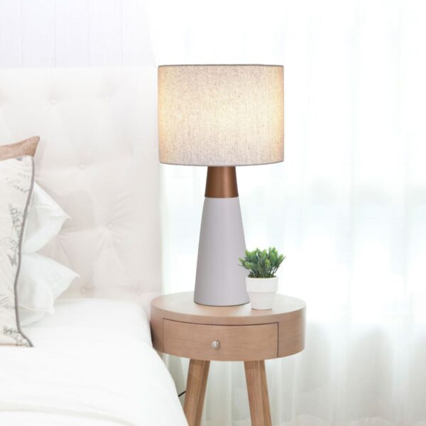 Ipê Table Lamp - White