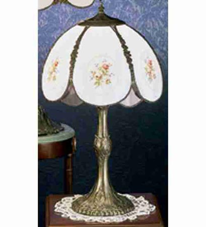 Meyda Tiffany - 26817 - One Light Table Lamp - Rose Bouquet - Cai Pink