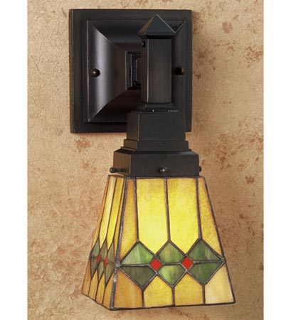 Meyda Tiffany - 48189 - One Light Wall Sconce - Martini Mission - Ha Flame