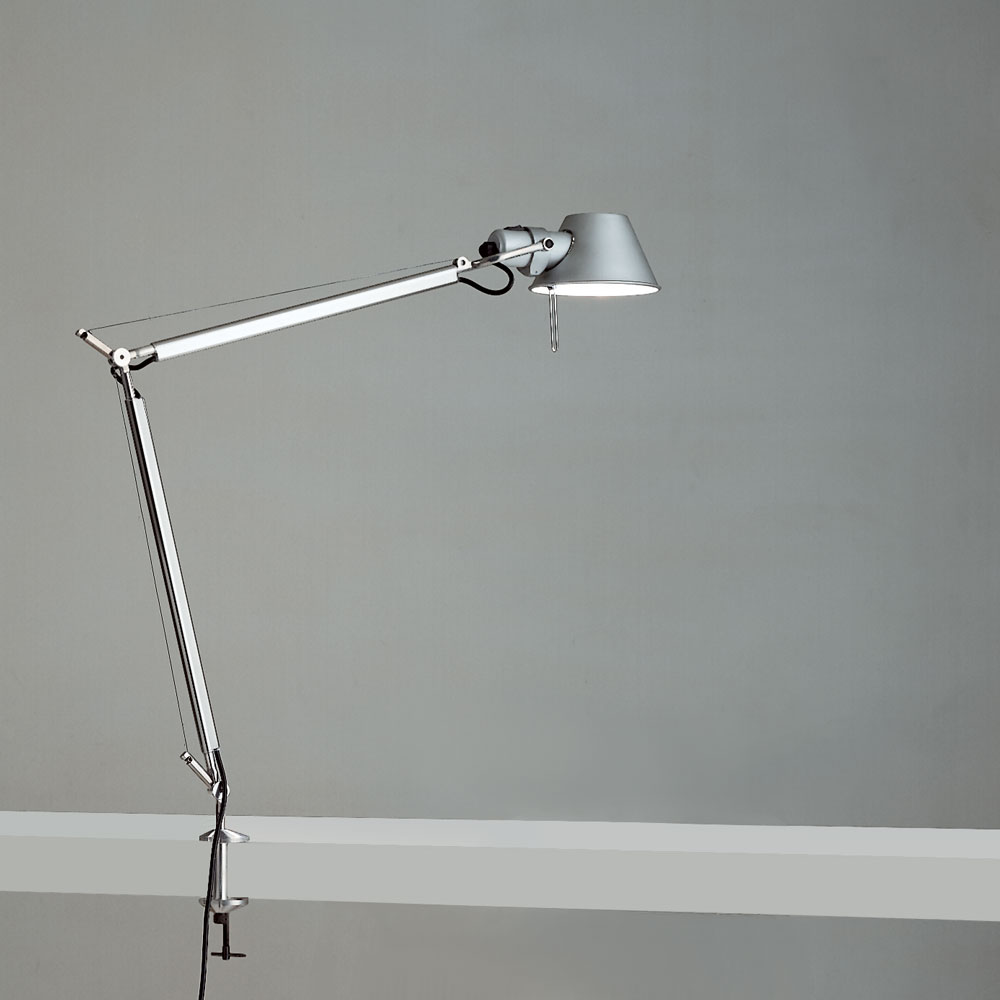 Tolomeo Table Lamp with Clamp Base