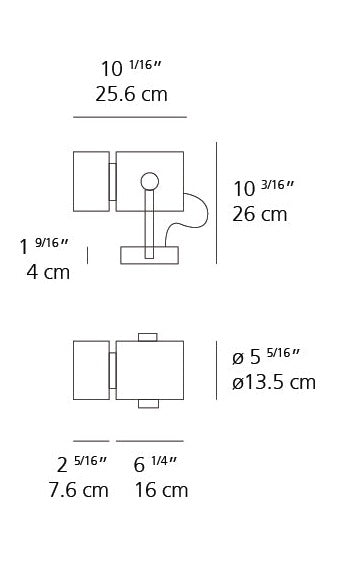 Cariddi Outdoor Ground/Wall/Ceiling Light