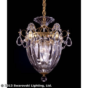 Schonbek - 1243-22 - Three Light Mini Pendant - Bagatelle - Heirloom Gold