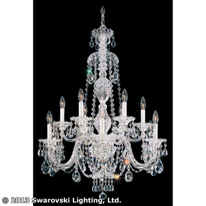 Schonbek - 2997-40H - 12 Light Chandelier - Sterling - Silver