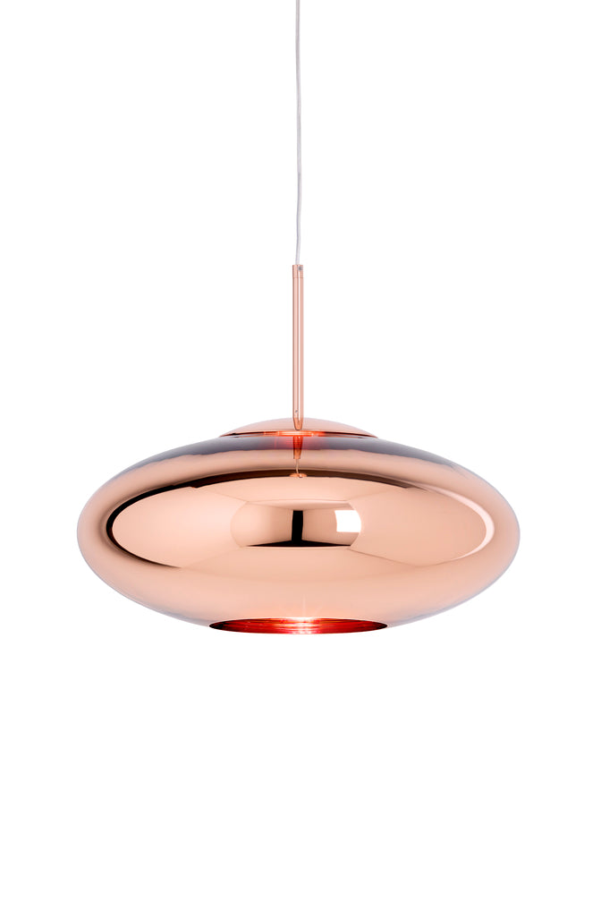 Copper LED Pendant Light - Wide