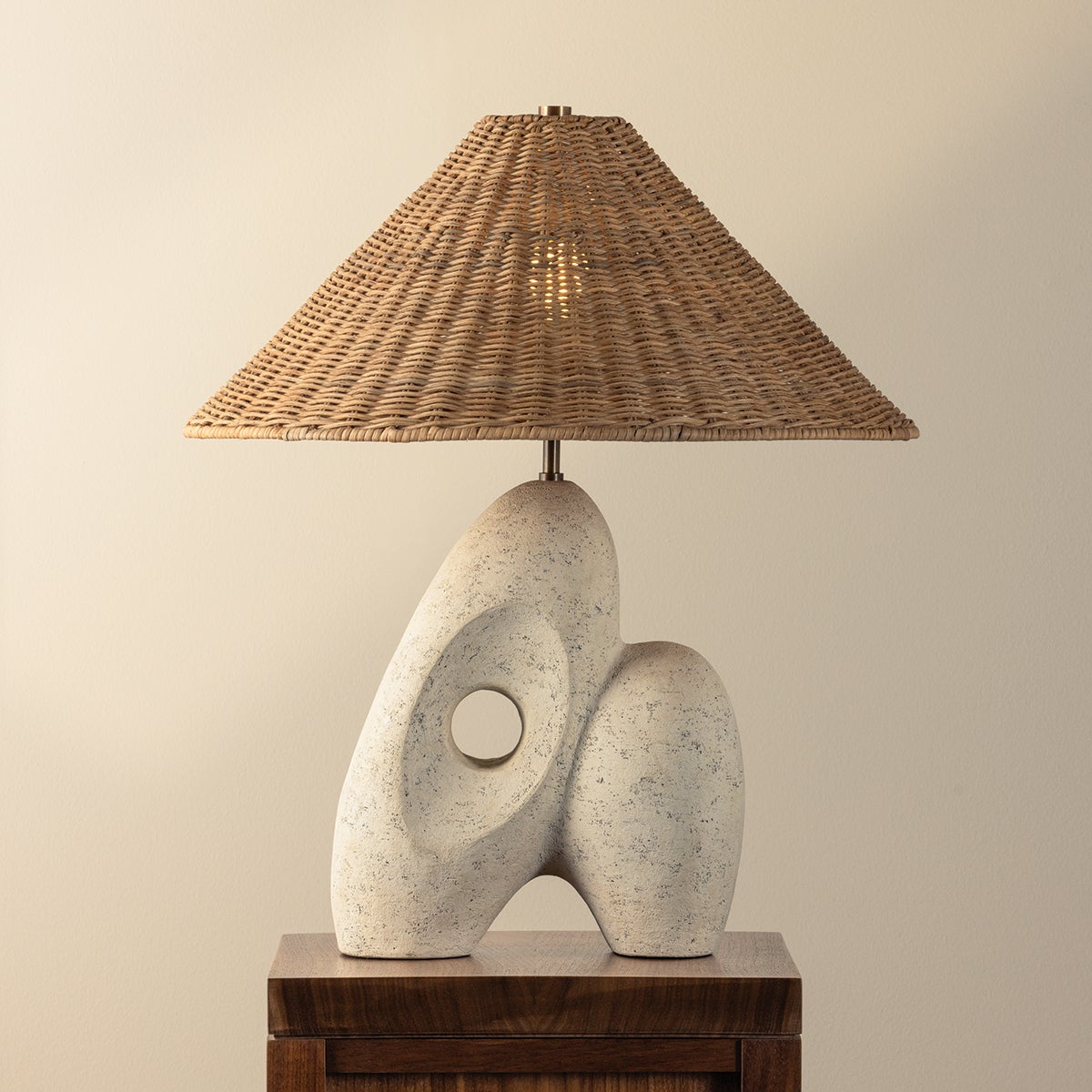 Troy Lighting - PTL3425-PBR/CUB - One Light Table Lamp - Nairn - Vintage Gold Leaf