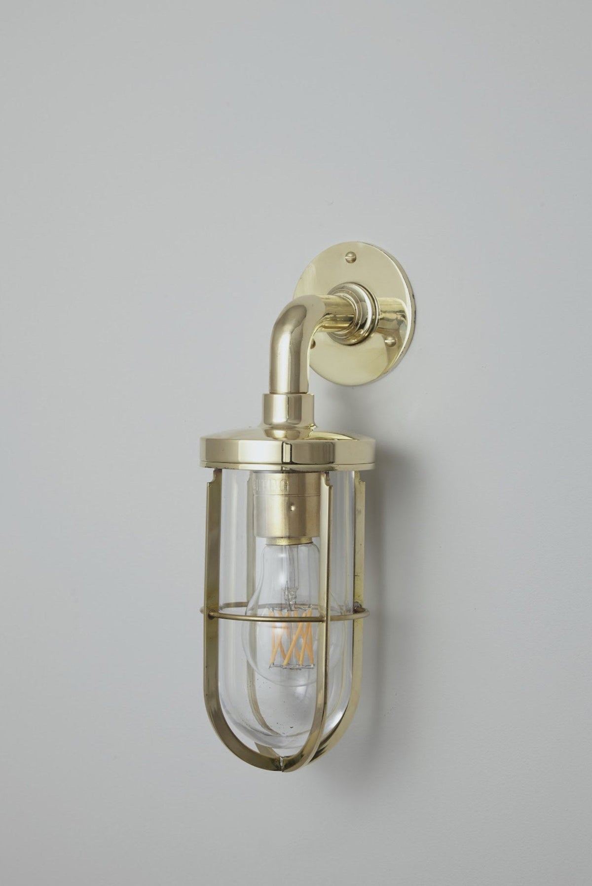 Original BTC - Weatherproof Ship's Well Glass Wall Light 7207