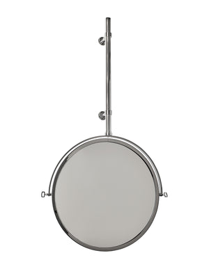 Mirror in brass or nickel. Where does the design of such a beautiful mirror come from? Fred Winkler explains : These are mirrors f