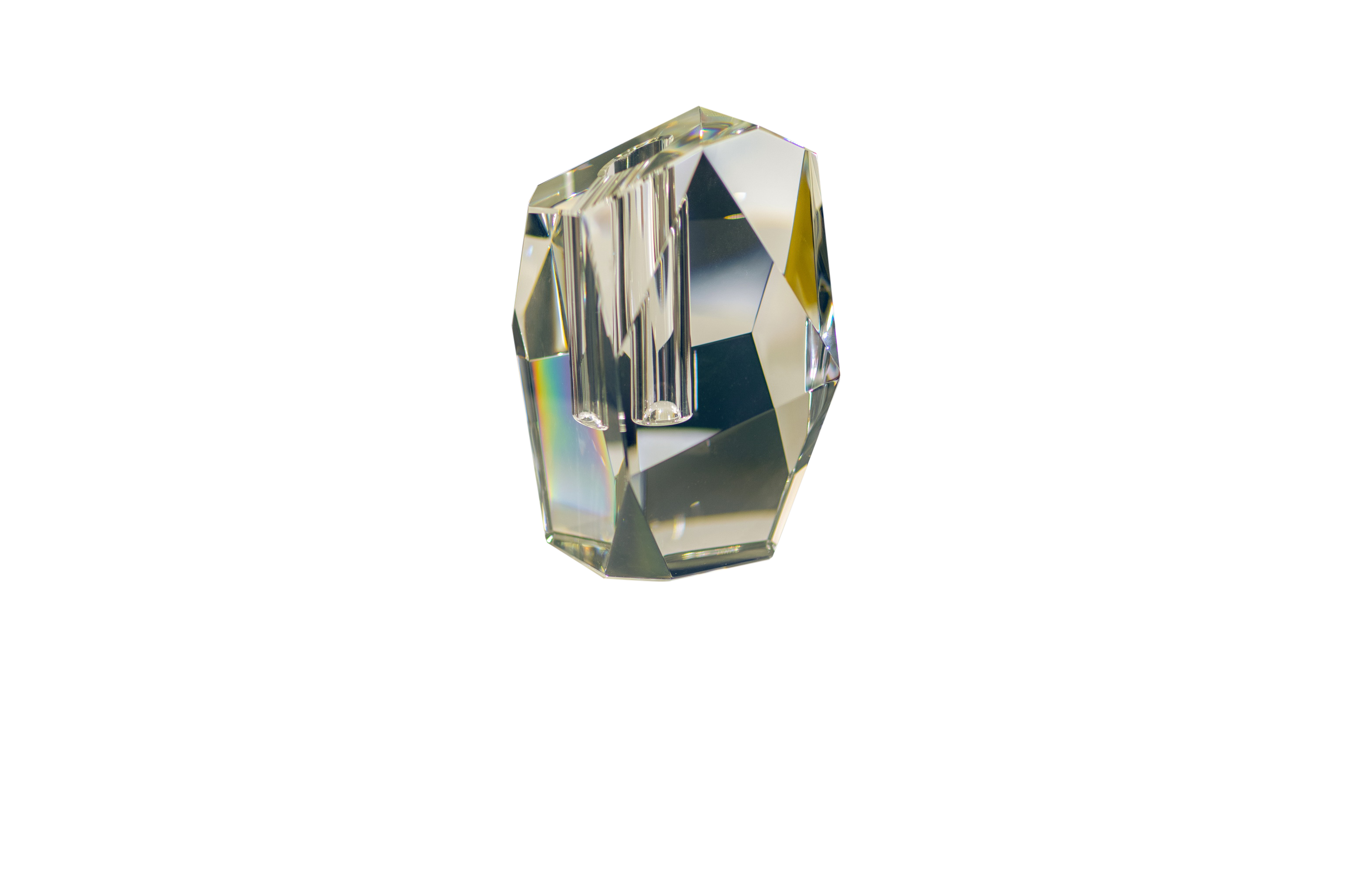 Multifaceted Crystal Vase