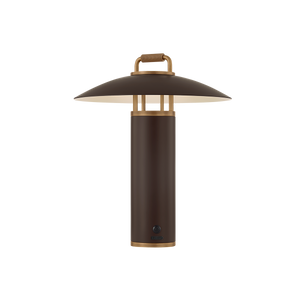 Troy Lighting - RTL7914-PBR/BRZ - LED Table Lamp - Birk - Patina Brass