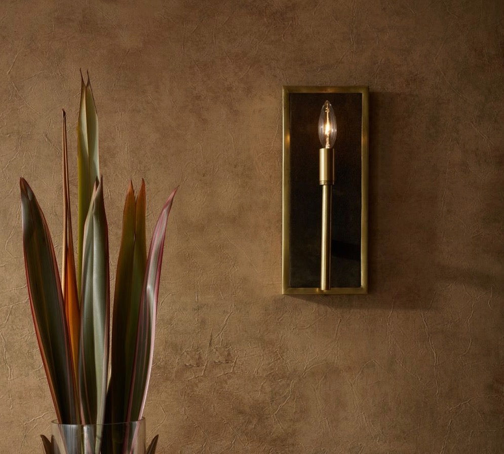 Wall Sconce in Brown from the Avanti collection