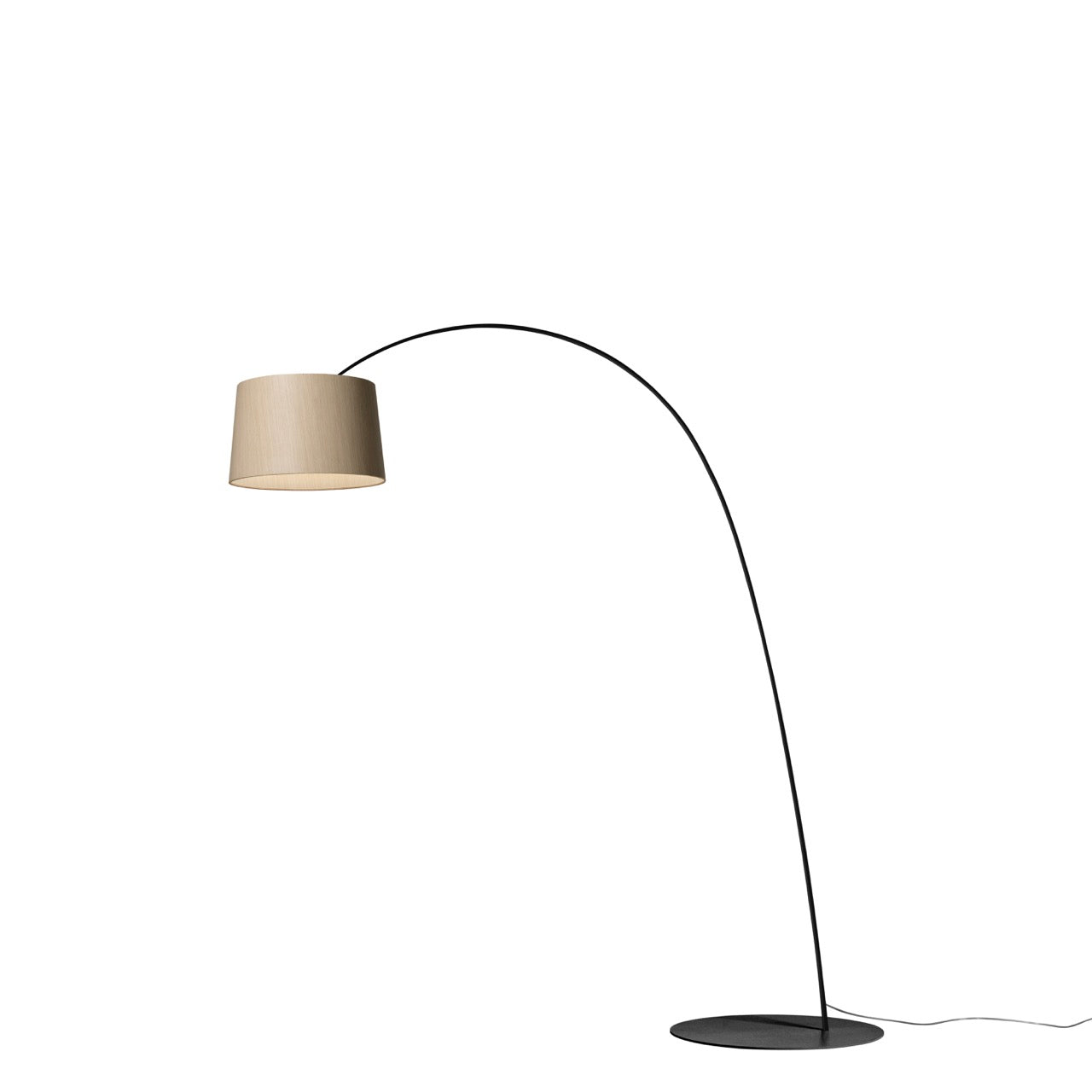 Twiggy Wood Arc Floor Lamp