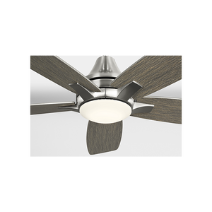 Generation Lighting - 5LWDR44BSLGD - 44" Ceiling Fan - Lowden 44 LED - Brushed Steel