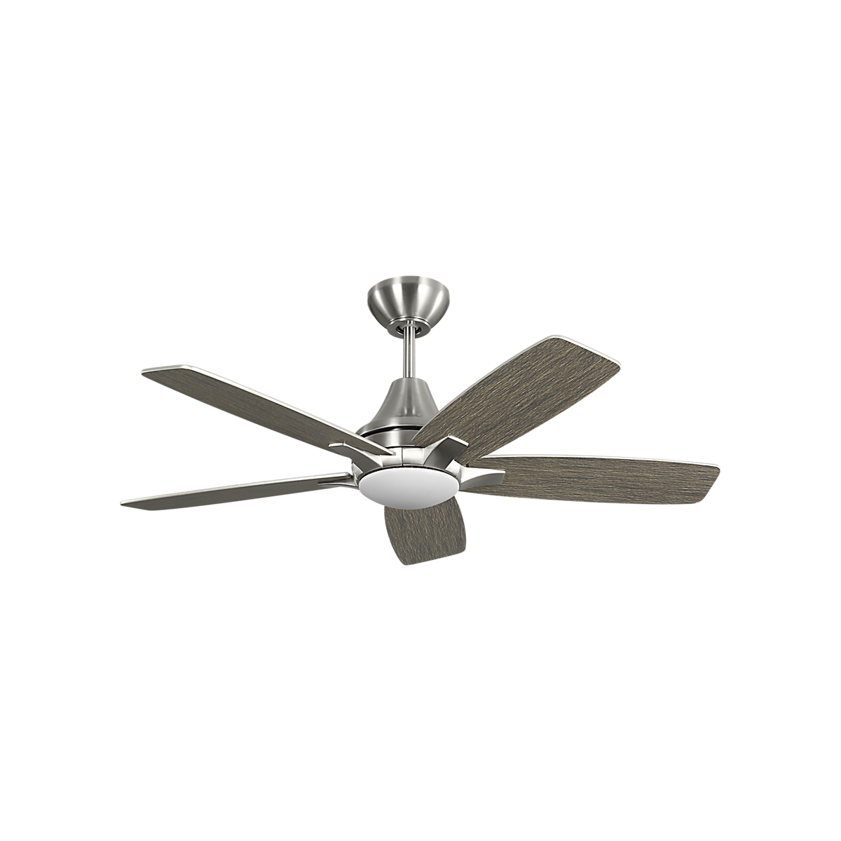 Generation Lighting - 5LWDR44BSLGD - 44" Ceiling Fan - Lowden 44 LED - Brushed Steel