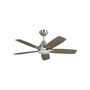 Generation Lighting - 5LWDR44BSLGD - 44" Ceiling Fan - Lowden 44 LED - Brushed Steel