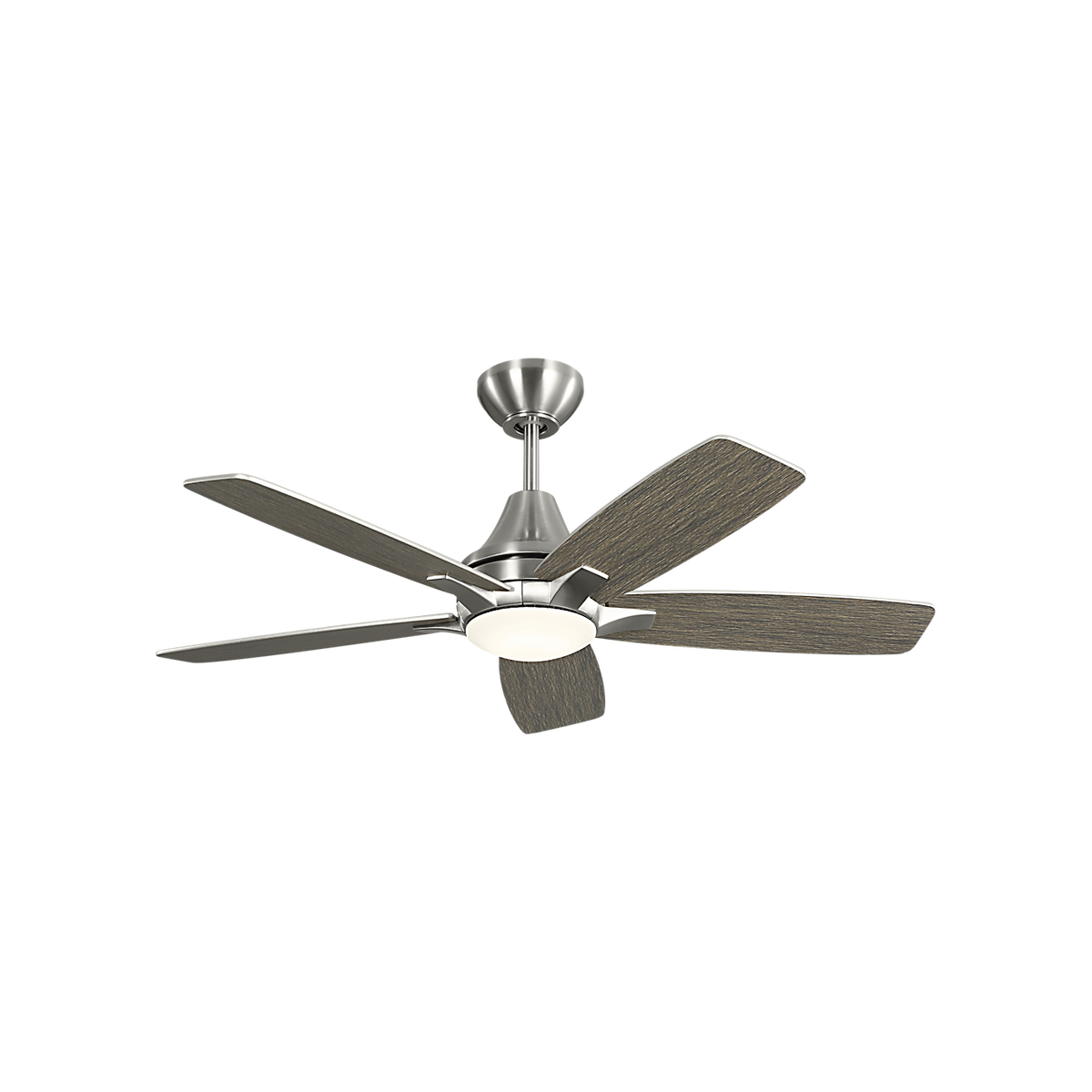 Generation Lighting - 5LWDR44BSLGD - 44" Ceiling Fan - Lowden 44 LED - Brushed Steel