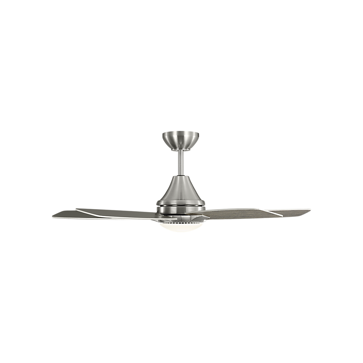 Generation Lighting - 5LWDR44BSLGD - 44" Ceiling Fan - Lowden 44 LED - Brushed Steel