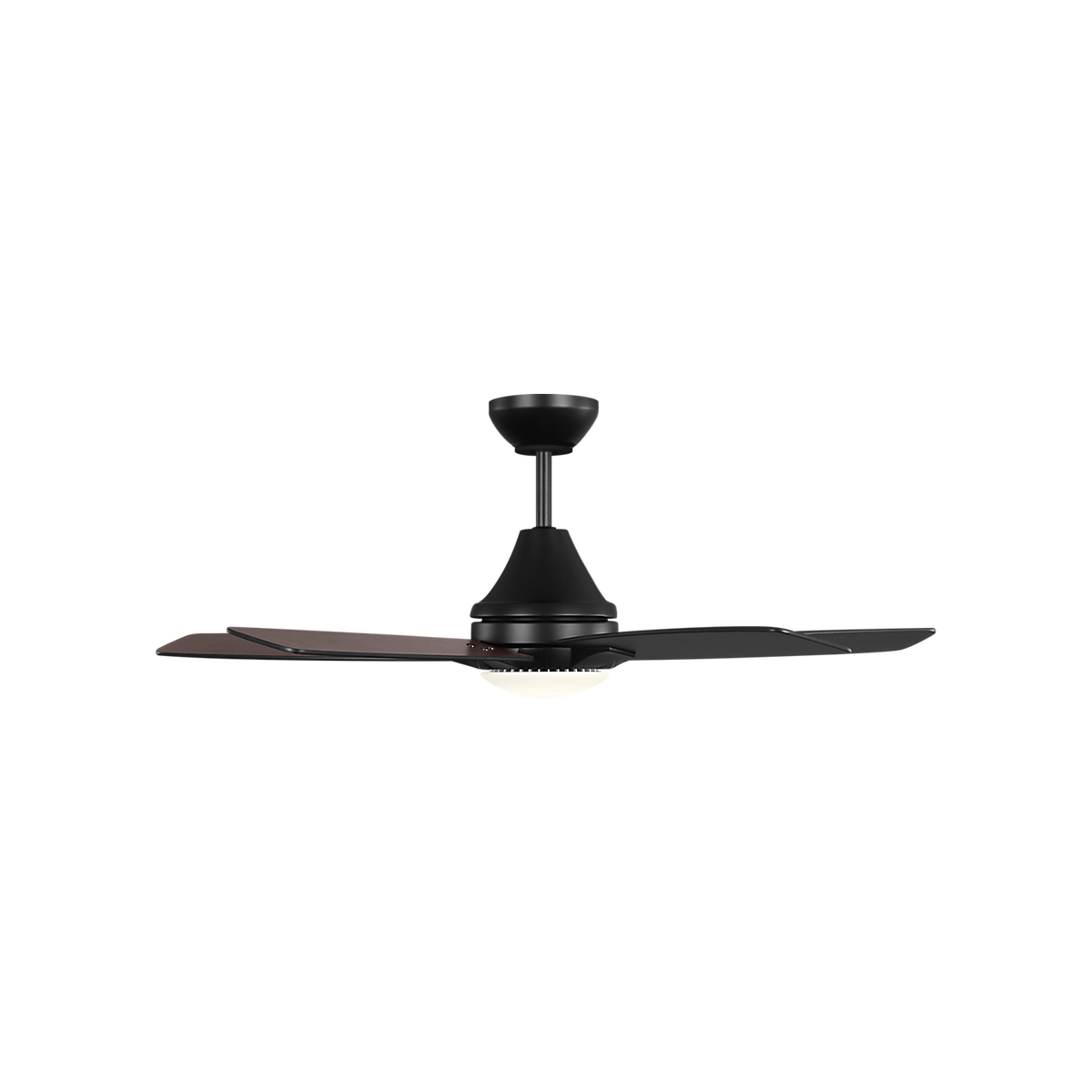 Generation Lighting - 5LWDR44MBKD - 44" Ceiling Fan - Lowden 44 LED - Midnight Black
