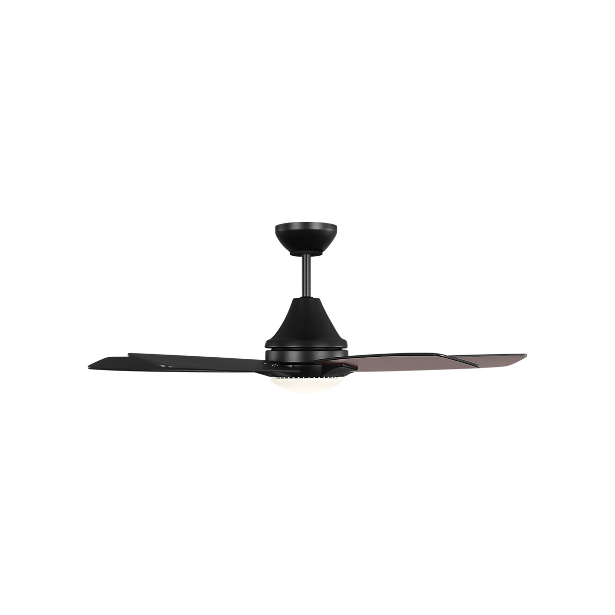 Generation Lighting - 5LWDR44MBKD - 44" Ceiling Fan - Lowden 44 LED - Midnight Black