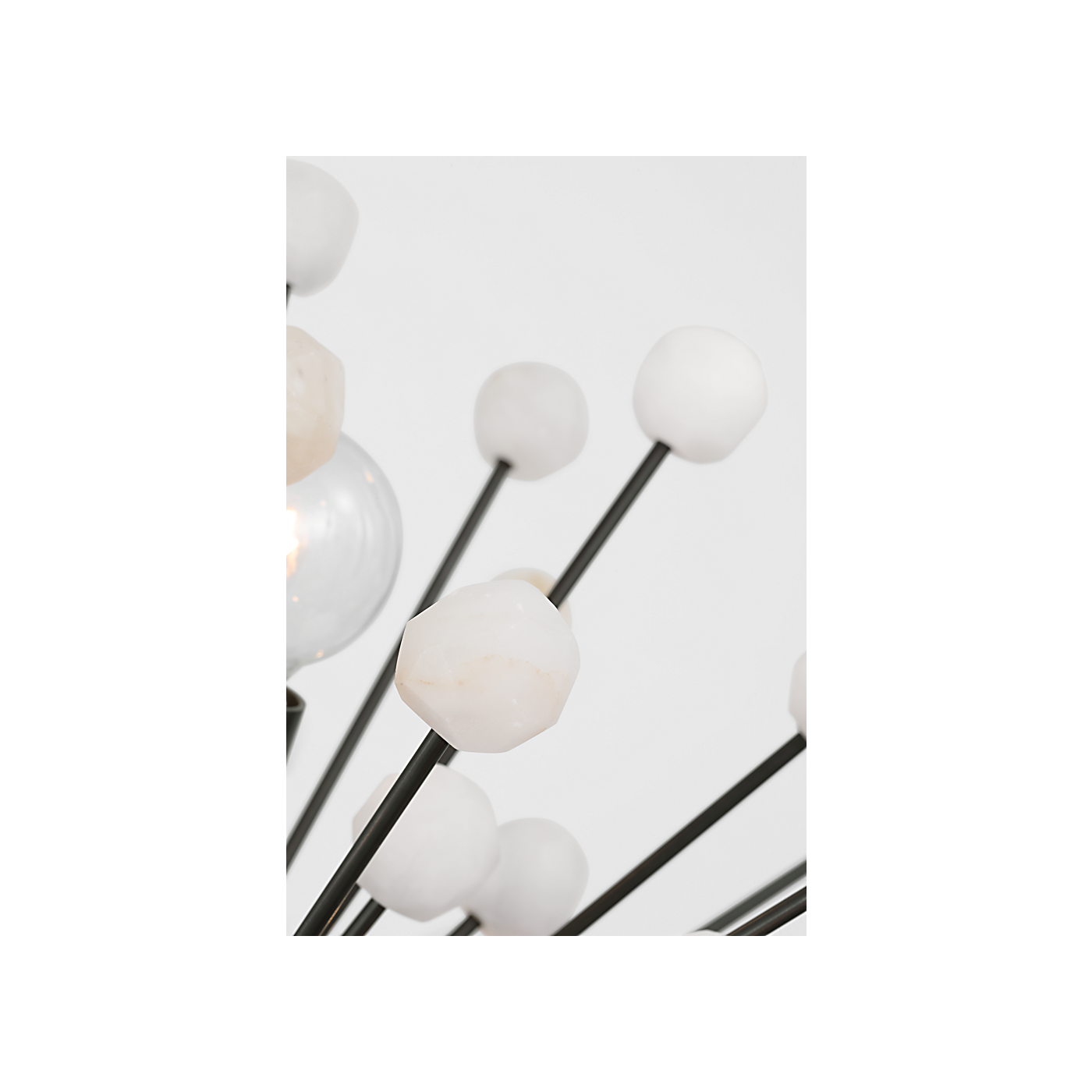 Visual Comfort Signature - SK 5730BZ/ALB - LED Chandelier - Lys - Bronze and Alabaster