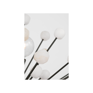 Visual Comfort Signature - SK 5730BZ/ALB - LED Chandelier - Lys - Bronze and Alabaster