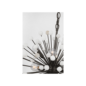 Visual Comfort Signature - SK 5730BZ/ALB - LED Chandelier - Lys - Bronze and Alabaster