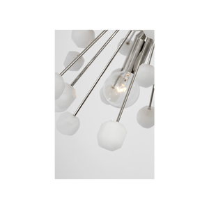 Visual Comfort Signature - SK 5730PN/ALB - LED Chandelier - Lys - Polished Nickel and Alabaster