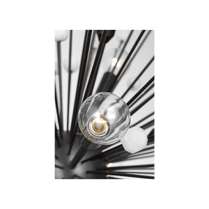 Visual Comfort Signature - SK 5731BZ/ALB - LED Chandelier - Lys - Bronze and Alabaster
