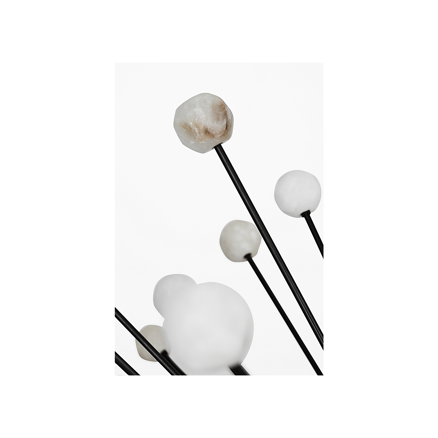 Visual Comfort Signature - SK 5731BZ/ALB - LED Chandelier - Lys - Bronze and Alabaster