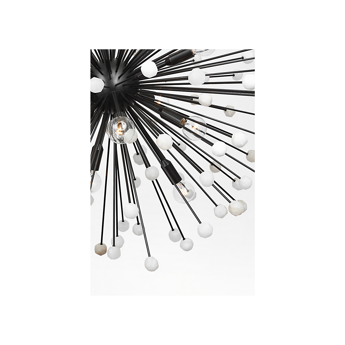 Visual Comfort Signature - SK 5731BZ/ALB - LED Chandelier - Lys - Bronze and Alabaster