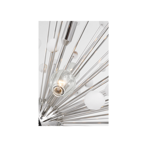 Visual Comfort Signature - SK 5731PN/ALB - LED Chandelier - Lys - Polished Nickel and Alabaster