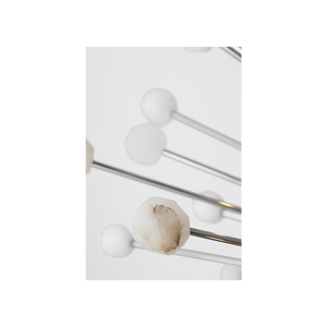 Visual Comfort Signature - SK 5731PN/ALB - LED Chandelier - Lys - Polished Nickel and Alabaster