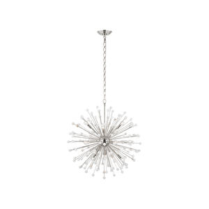 Visual Comfort Signature - SK 5731PN/ALB - LED Chandelier - Lys - Polished Nickel and Alabaster