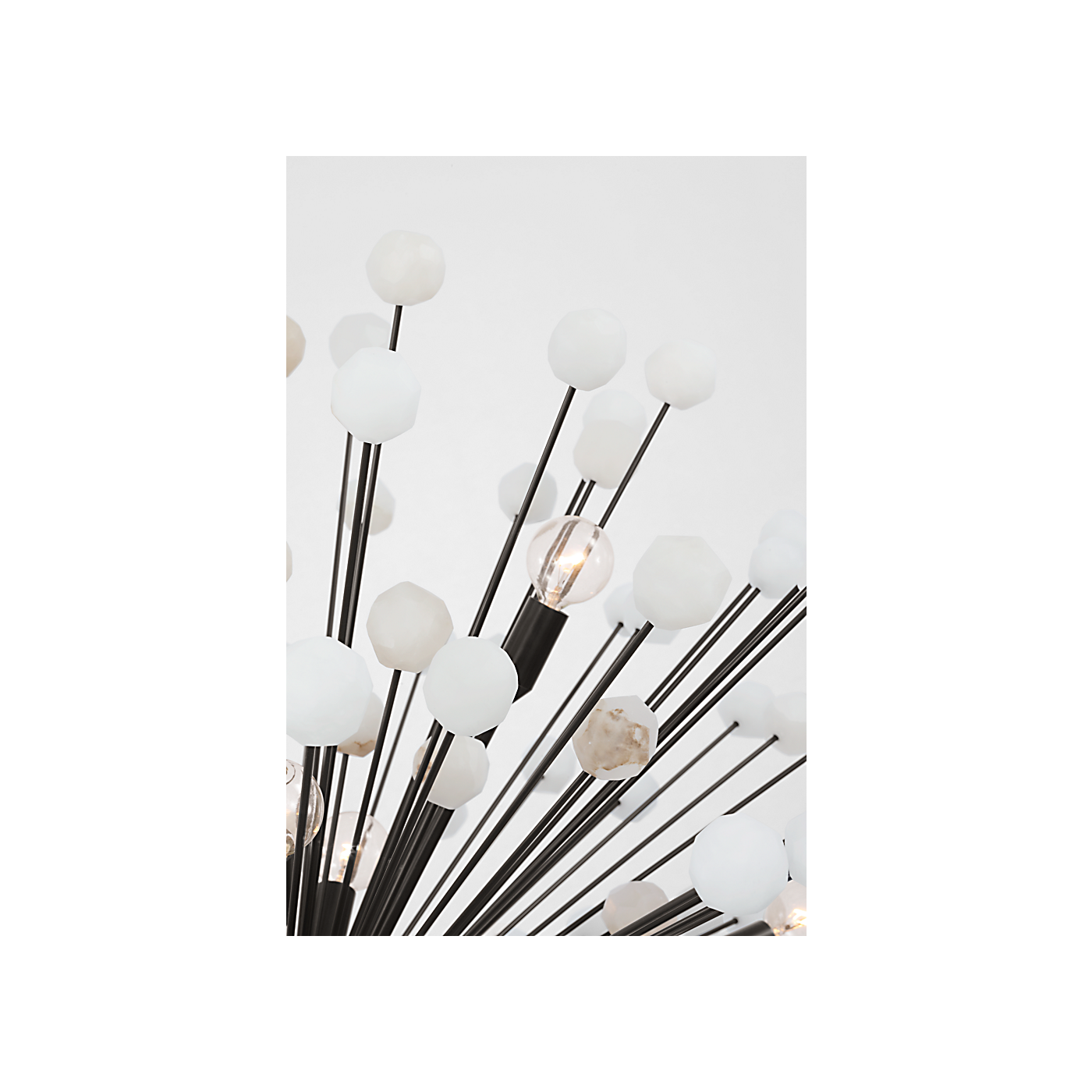 Visual Comfort Signature - SK 5732BZ/ALB - LED Chandelier - Lys - Bronze and Alabaster