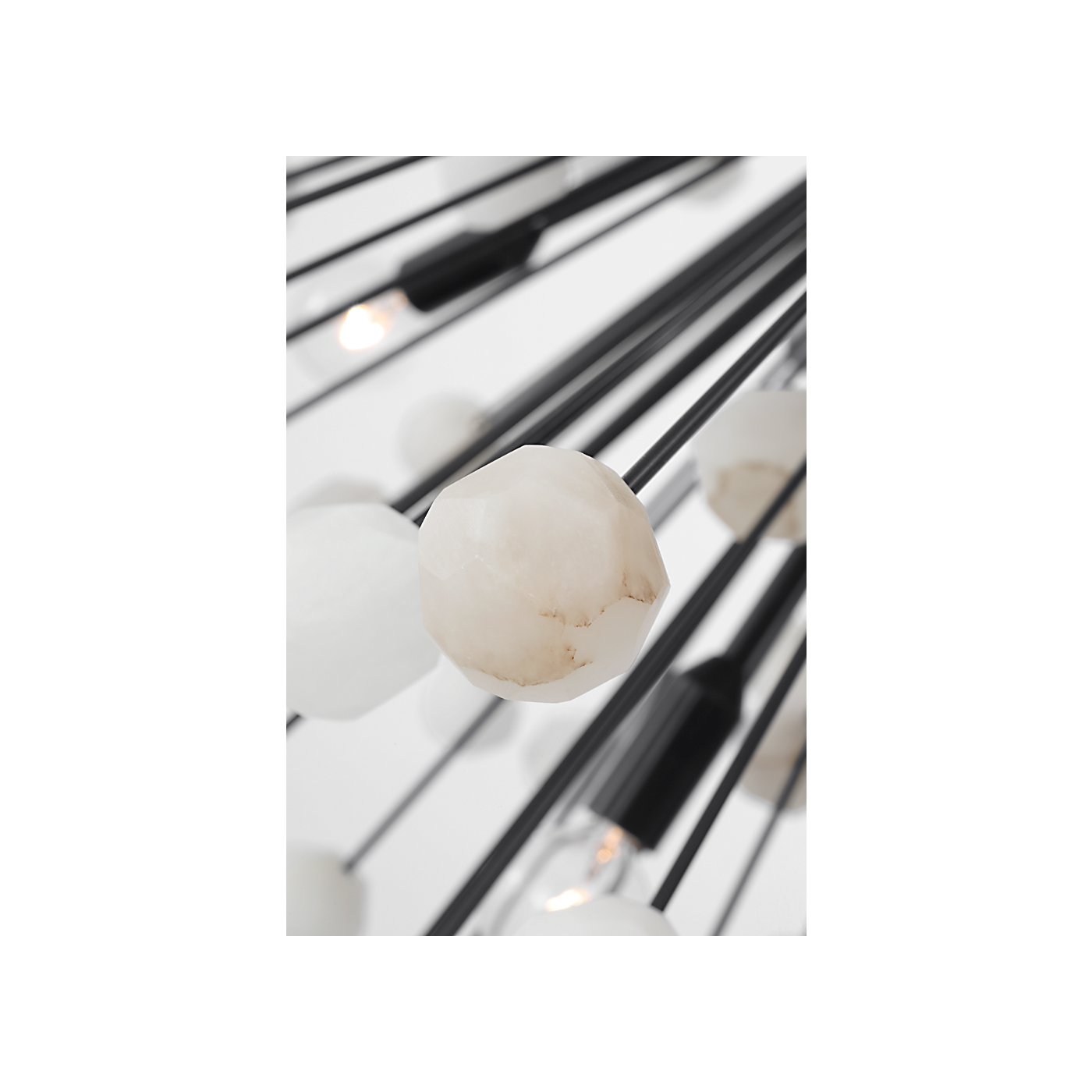Visual Comfort Signature - SK 5732BZ/ALB - LED Chandelier - Lys - Bronze and Alabaster