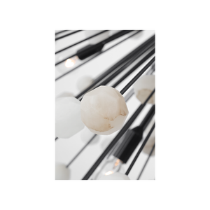 Visual Comfort Signature - SK 5732BZ/ALB - LED Chandelier - Lys - Bronze and Alabaster