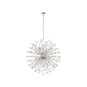 Visual Comfort Signature - SK 5732PN/ALB - LED Chandelier - Lys - Polished Nickel and Alabaster