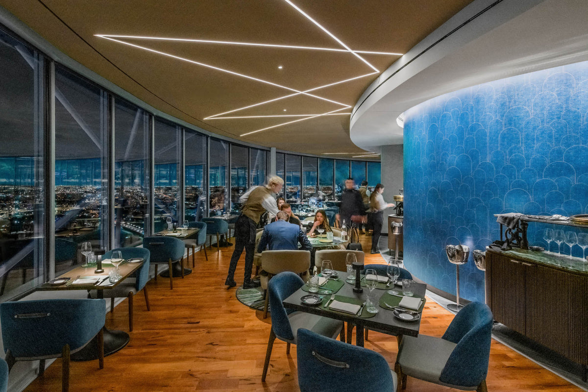 Showcasing recessed linear lighting