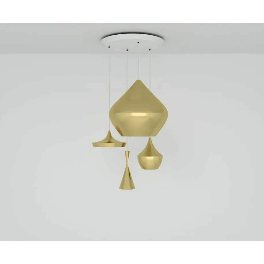 Beat LED Range Pendant Light System - Round